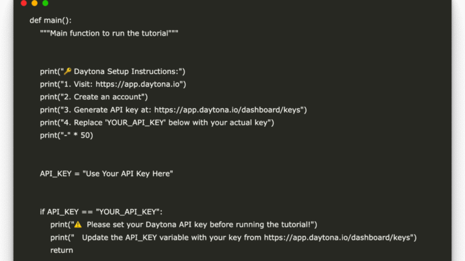 Build a Secure AI Code Execution Workflow Using Daytona SDK Build a Secure AI Code Execution Workflow Using Daytona SDK