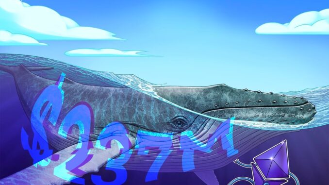 Ethereum Risks 25% Price Drop as "Massive Whale’"Moves $237m in Ethereum Risks 25% Price Drop as "Massive Whale’"Moves $237m in ETH to Exchanges