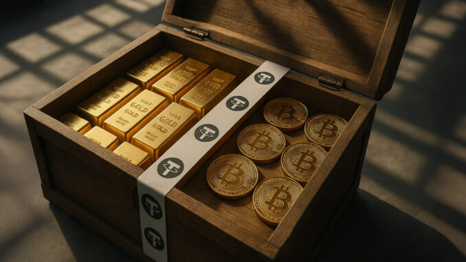 Tether holds $8 billion worth of gold in Swiss vault, matching UBS exposure