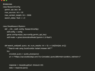 How to Build a Multi-Round Deep Research Agent with Gemini, DuckDuckGo API, and Automated Reporting?