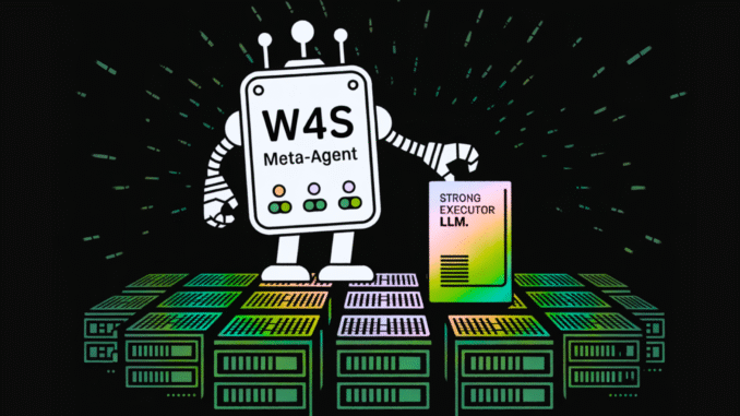 Weak-for-Strong (W4S): A Novel Reinforcement Learning Algorithm that Trains a weak Meta Agent to Design Agentic Workflows with Stronger LLMs