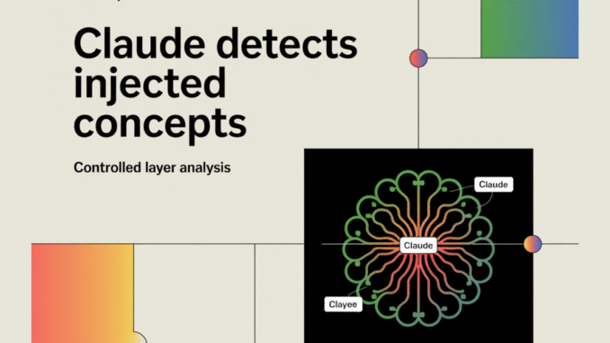 Anthropic's New Research Shows Claude can Detect Injected Concepts, but only in Controlled Layers
