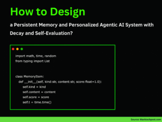 How to Design a Persistent Memory and Personalized Agentic AI System with Decay and Self-Evaluation?