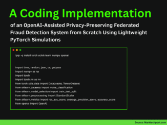 A Coding Implementation of an OpenAI-Assisted Privacy-Preserving Federated Fraud Detection System from Scratch Using Lightweight PyTorch Simulations