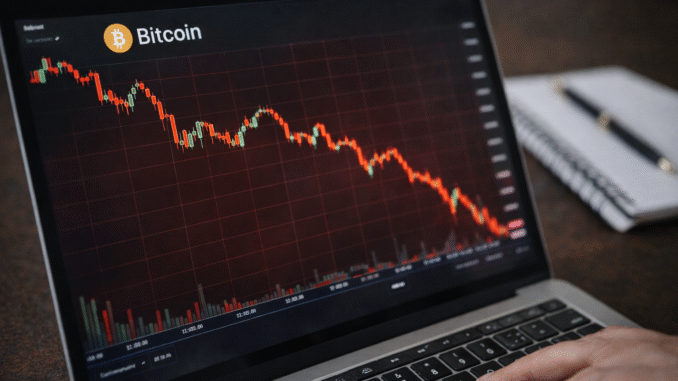 bitcoin trading chart goes down