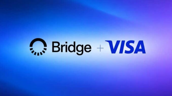 Visa and Bridge expand stablecoin-linked Visa card program to 100+ countries