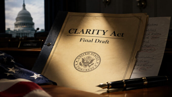 CLARITY Act’s final draft has been released ahead of May 14 markup