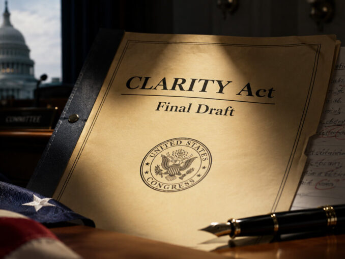 CLARITY Act’s final draft has been released ahead of May 14 markup