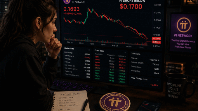 PI drops below the $0.1700 level.